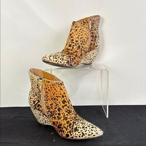 Matisse Animal Pony Wedge Booties